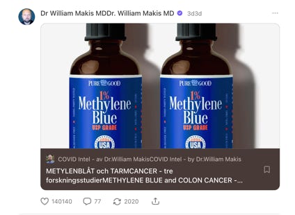 metylenblått & tarmcancer